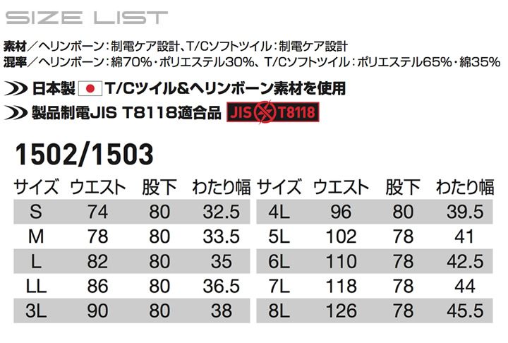 上下セット バートル 長袖ジャケット 男女兼用 1501 カーゴパンツ 1502 メンズ レディース ジャンパー 秋冬 防寒対応 ブルゾン ズボン  制電 作業服 作業着 BURTLE 秋冬年間作業服 クロスワーカー.net