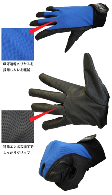日本最大の 合成皮革手袋 おたふく手袋 PU-WAVE 10双入 K-18 作業手袋